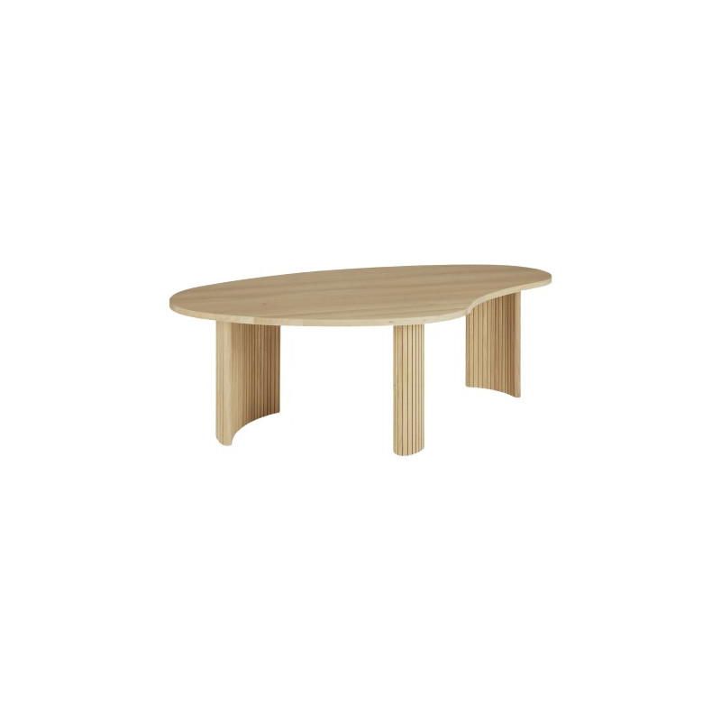 Table basse Boomerang Chêne