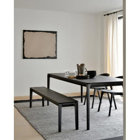 Banc Bok Chêne Noir 126 cm