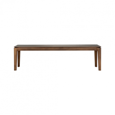 Banc Bok Teck brun 166 cm