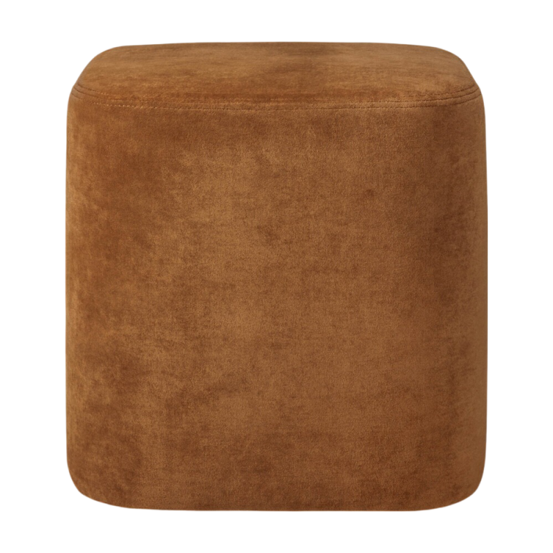 Pouf Cube Cinnamon