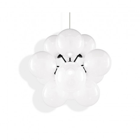 Globe Burst Chandelier LED Opalescent