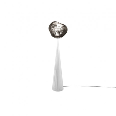 Melt Cone Fat Floor Silver LED