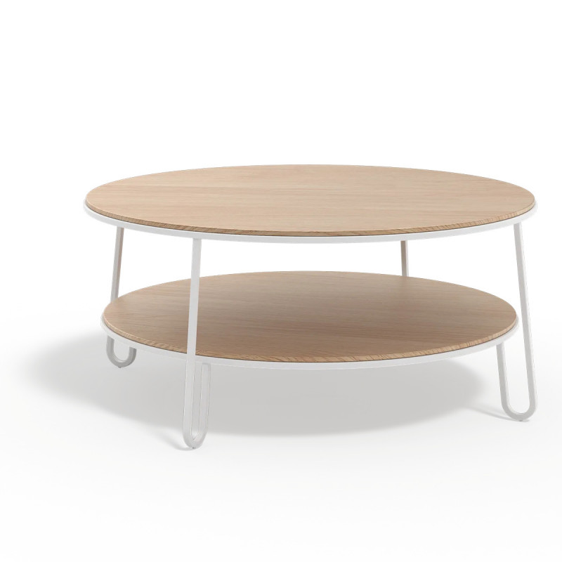 Table basse EUGÉNIE en chêne - 90cm