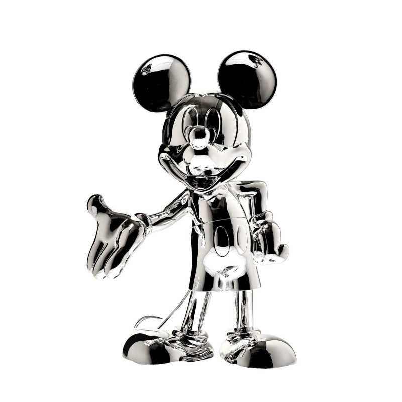 MICKEY WELCOME - Chromé - 30 cm