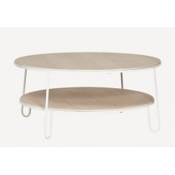 Table basse EUGÉNIE en chêne - 90cm